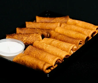 Блинчики с яблочной начинкой