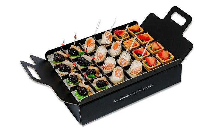 Канапе и веррины : Фуршетный набор канапе и мини закусок "Лагуна"