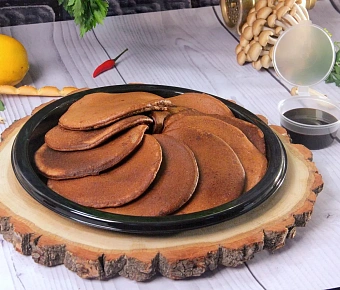 Панкейк шоколадный с кленовым сиропом