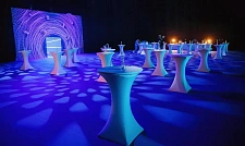 Чехол для кокт.столов стрейч белый