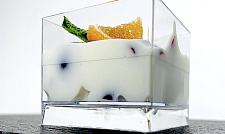 Десерты в форме : Творожное бланманже с мандарином за 154  руб. (превью)